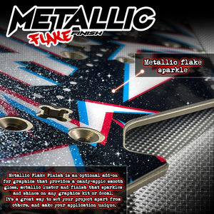 'Metal Head' Partial Skin Wrap Hull Decal Graphics Kit Fits Traxxas M41 Spartan - Darkside Studio Arts LLC.